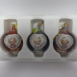 Love Peace Joy blessing Bradfor Edition Ornament collection, vintage